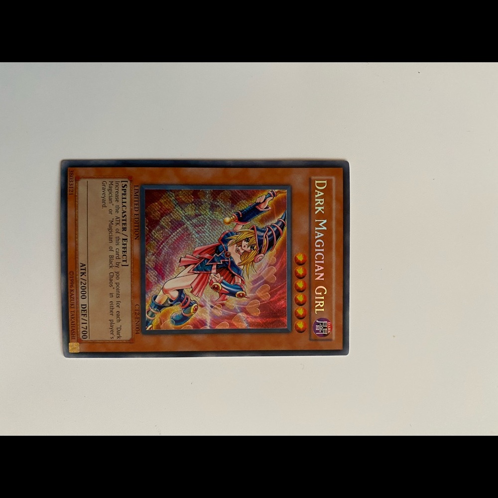 YuGiOh Dark Magician Girl Limited Edition